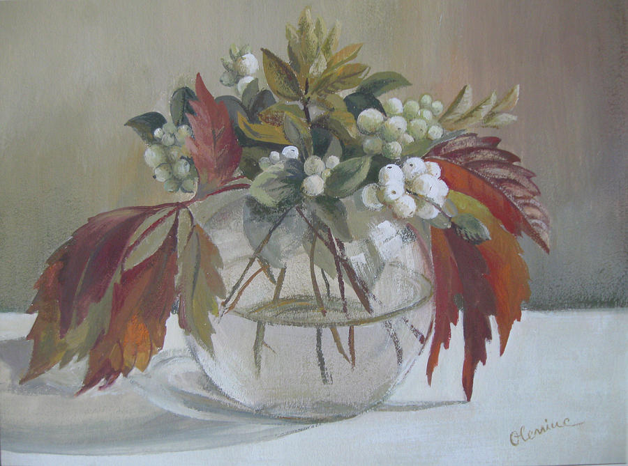 Bouquet Painting by Elena Oleniuc