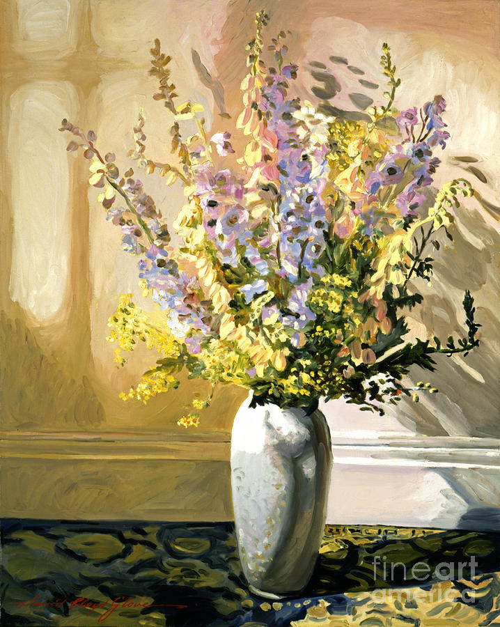 Bouquet Impressions Painting by David Lloyd Glover