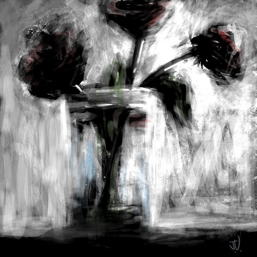 Bouquet in a Jar II Digital Art by Jim Vance