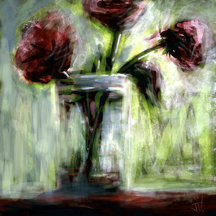 Bouquet in a Jar Digital Art by Jim Vance