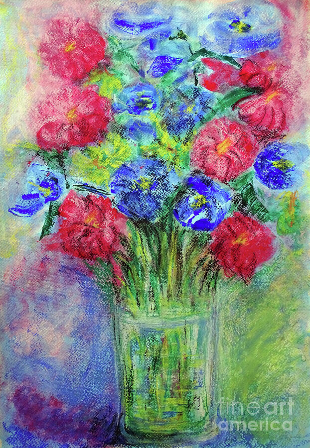 Bouquet Painting by Jasna Dragun