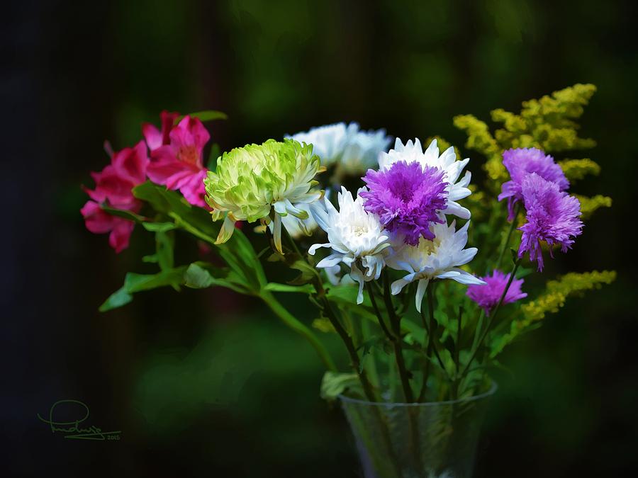 Bouquet of Flowers Photograph by Ludwig Keck