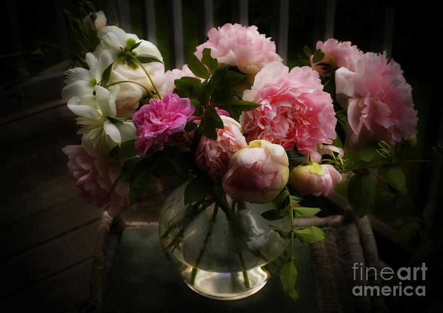 Bouquet of Peonies Photograph by Marcia Lee Jones