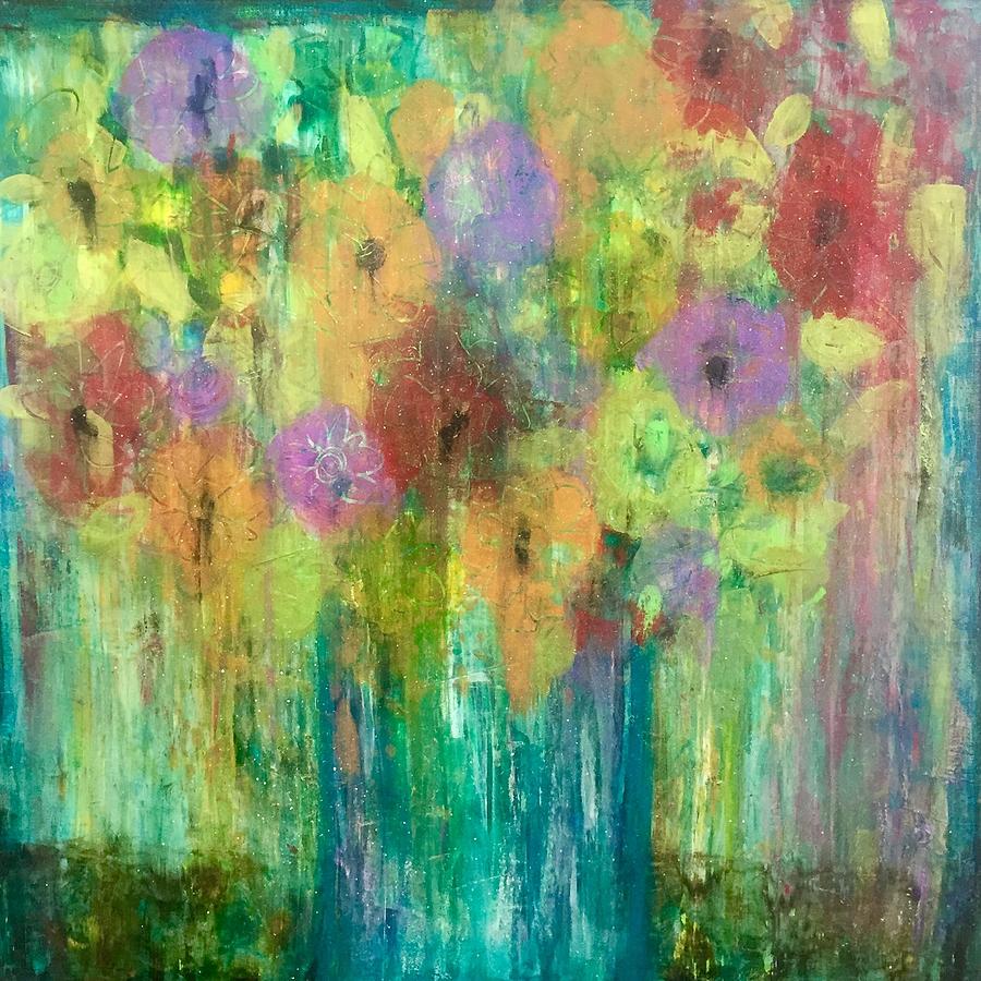 Bouquet of Understanding Painting by Monica Martin