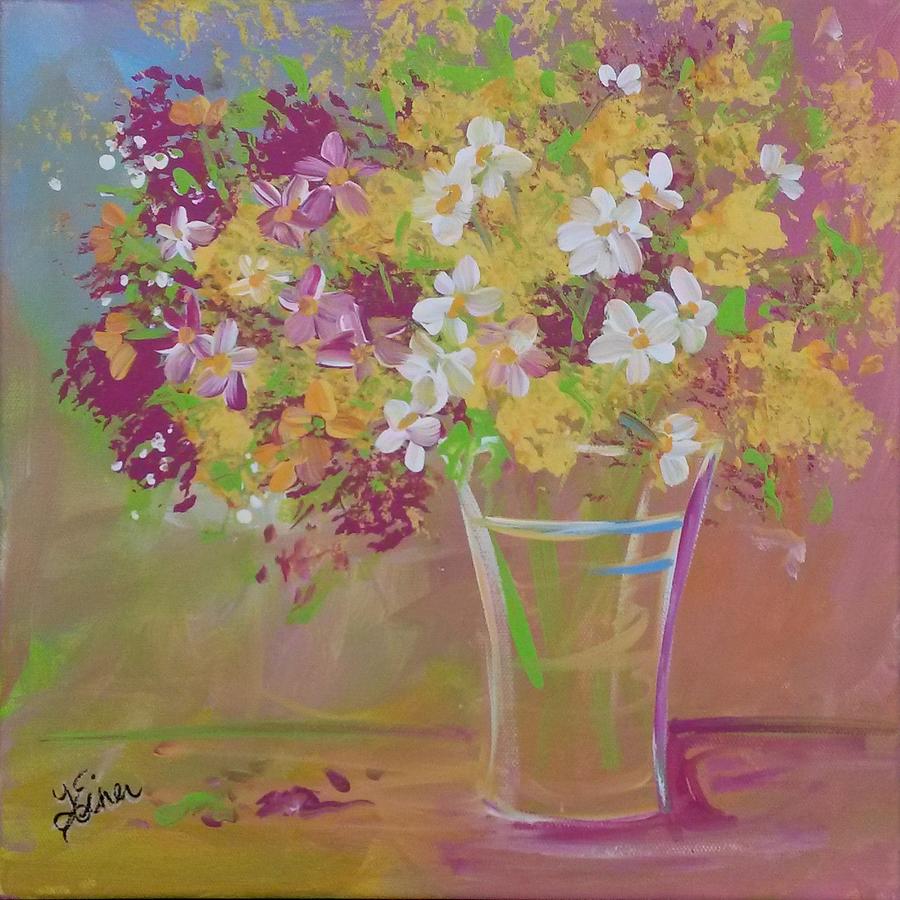 Bouquet Painting by Terri Einer