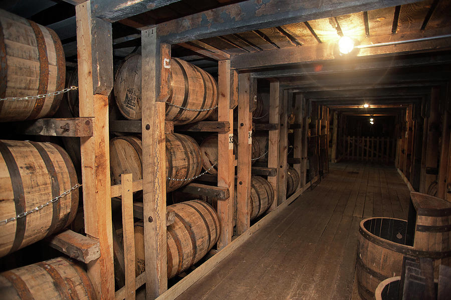 Bourbon Barrel Photograph - Bourbon at Makers Mark by Karen Varnas