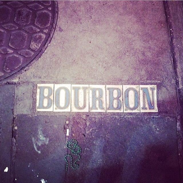 New Orleans Photograph - Bourbon by Diana Rosales 