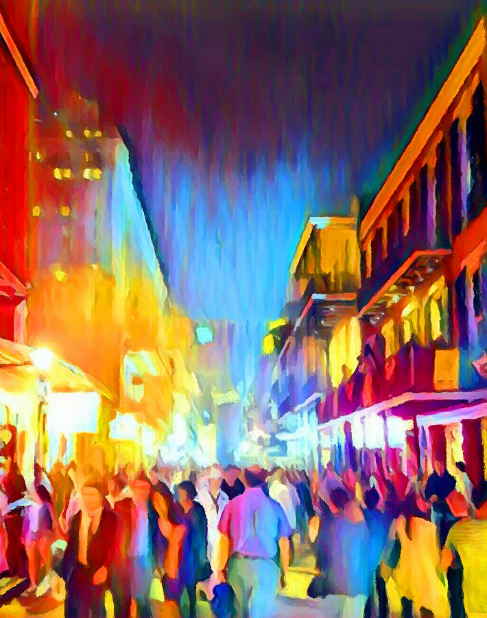 Bourbon Street Painting by Chris Butler