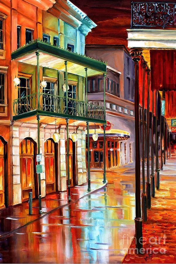 Bourbon Street Glow Painting by Diane Millsap