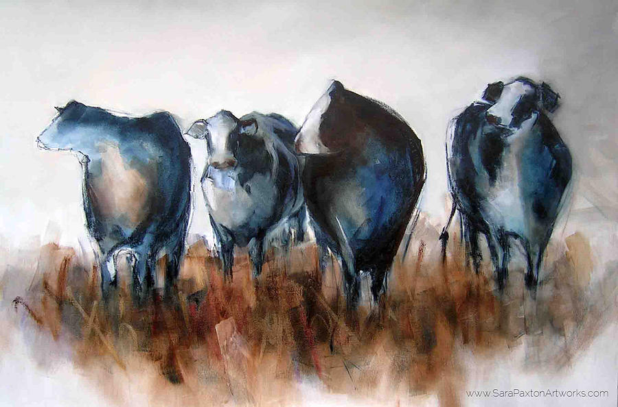 Still Life Painting - Bovine Glory by Sara Paxton