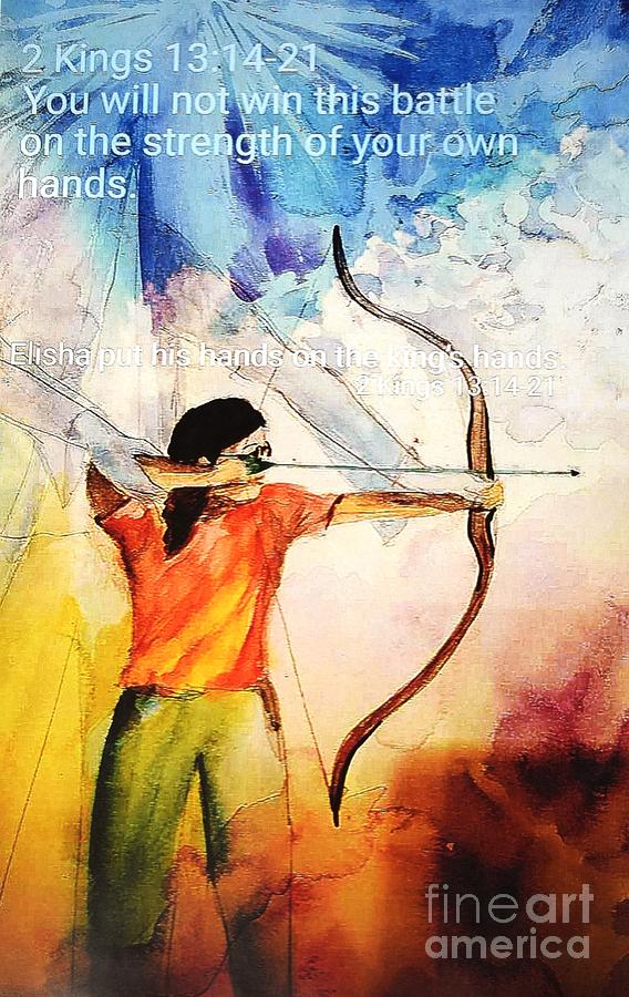 Bow and Arrow Painting by Amanda Dinan