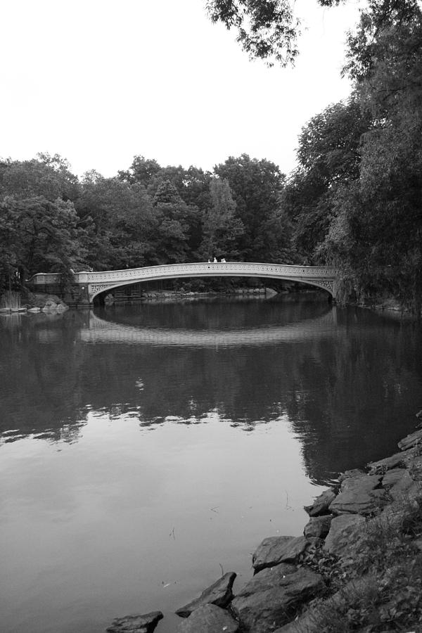 Bow Bridge and The Lake Photograph by Christopher J Kirby
