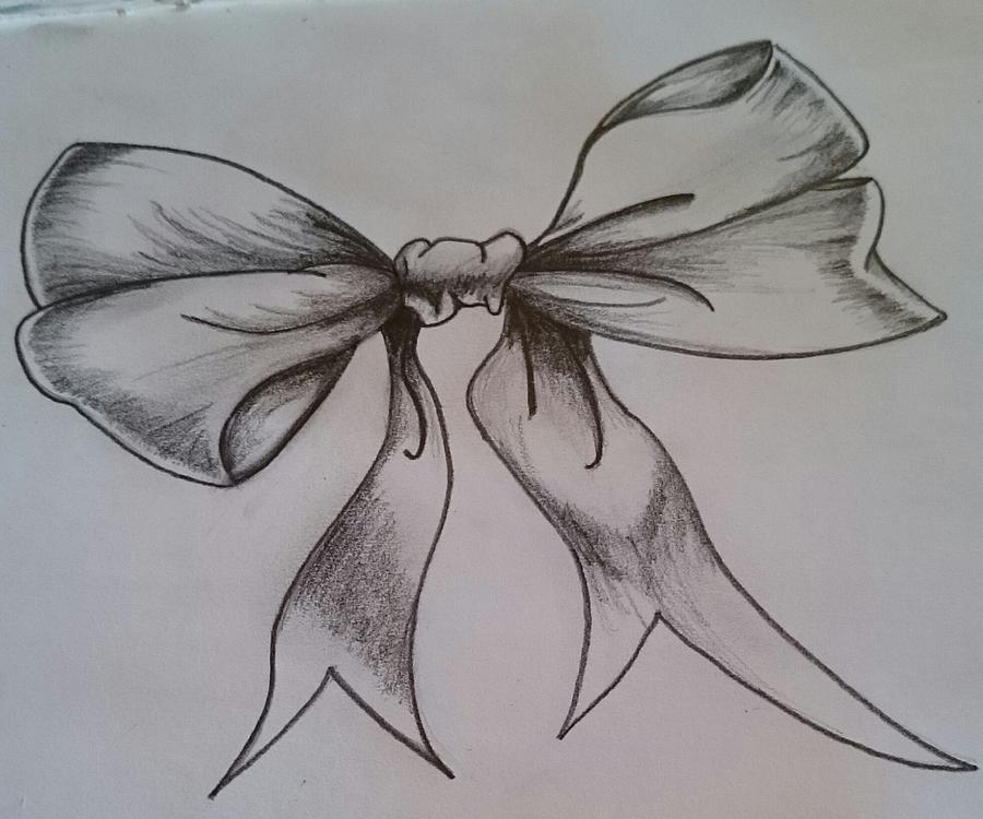 Bow Drawing by Chloe Pearson - Fine Art America