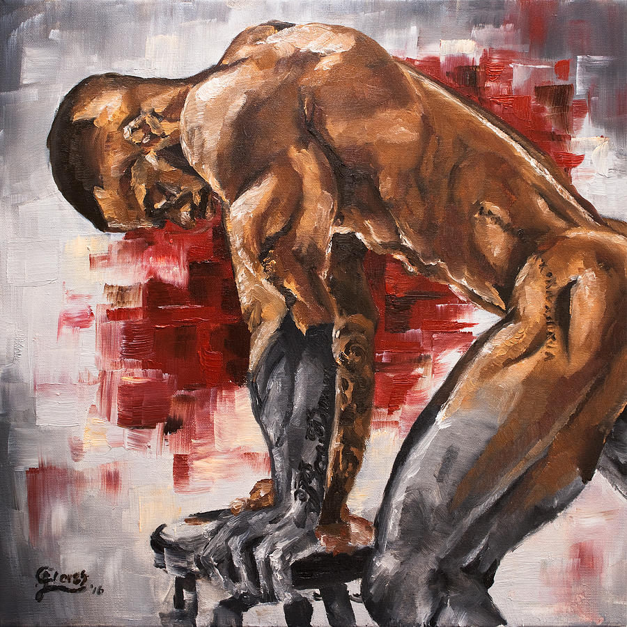 Bow Down and Rise Up Painting by Carlos Flores