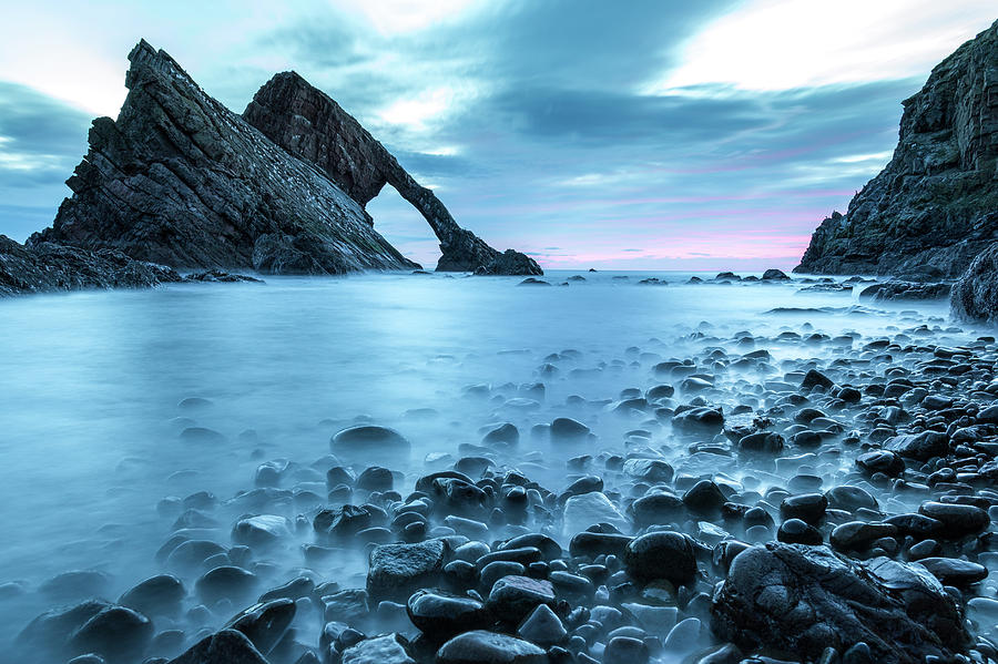 Bow Fiddle Rock Photograph by Neil Crawford