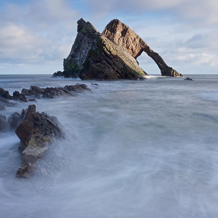 Bow Fiddle Rock Photograph by Stephen Taylor