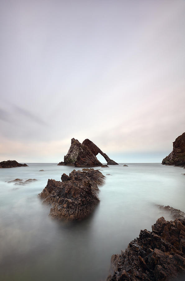 Nature Photograph - Bow Fiddle Rocks by Grant Glendinning