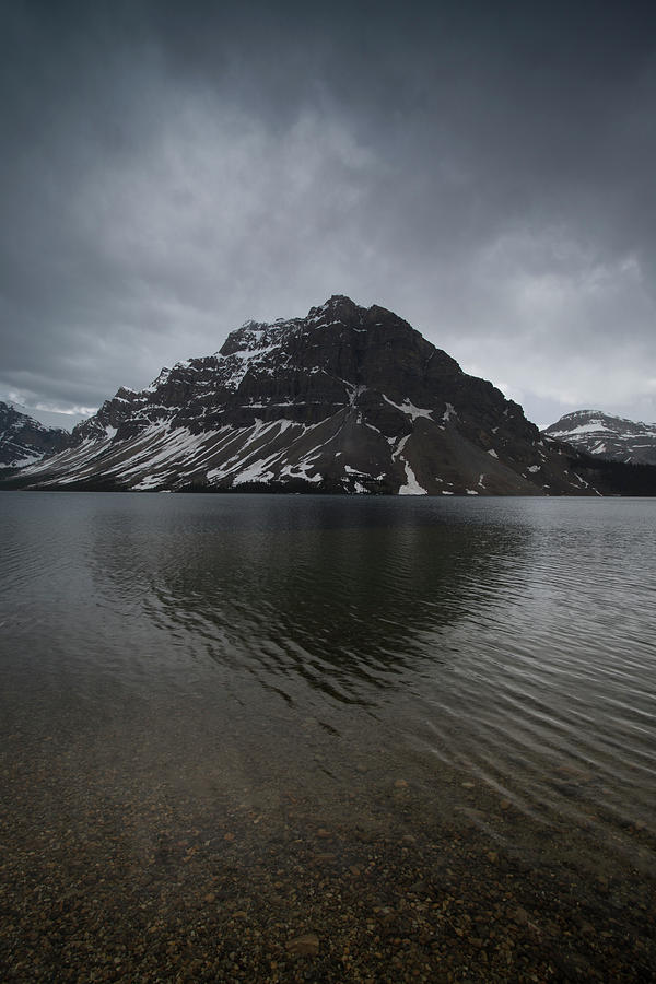 Bow Lake Photograph - Bow Lake, Alberta, Canada by David Stanley