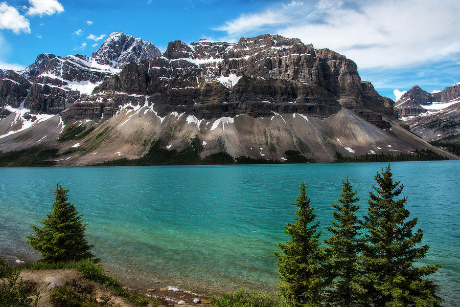 Bow Lake In Banff National Park Canada Photograph By Dave Dilli Pixels
