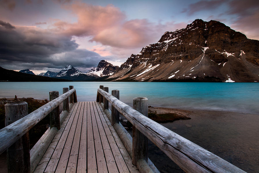Banff National Park Photograph - Bow Lake by Sergey Bidun