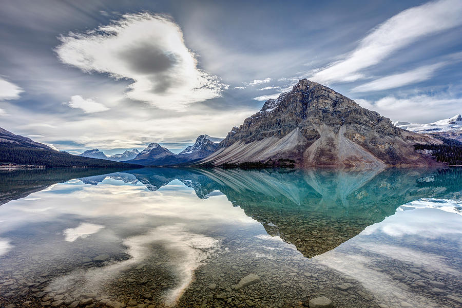 Bow Lake Sky Photograph by Pierre Leclerc Photography