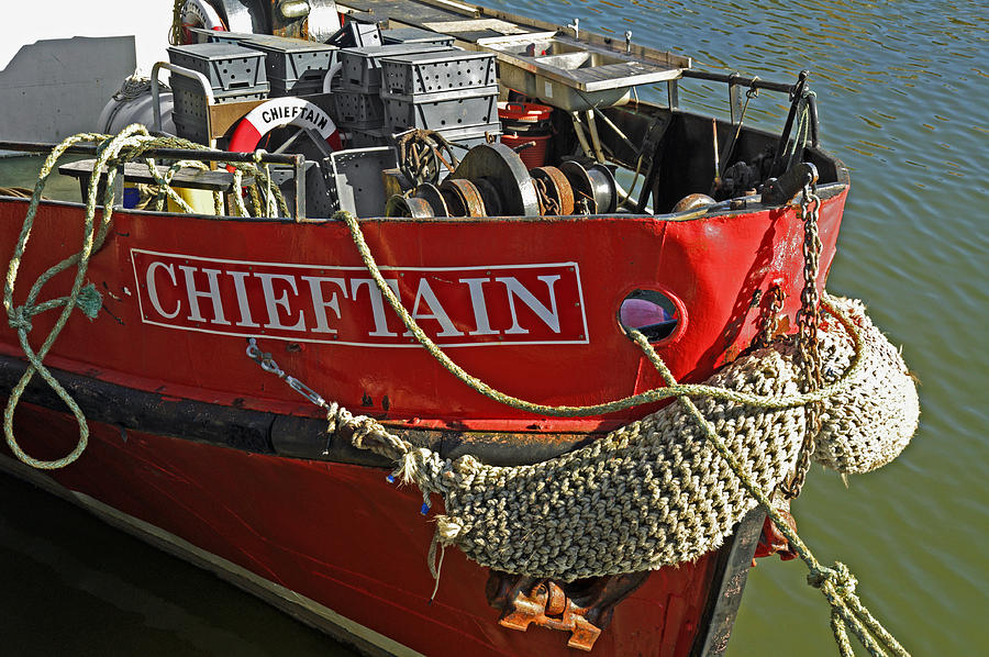 Bow Of The Chieftain - Whitby Harbour Photograph by Rod Johnson