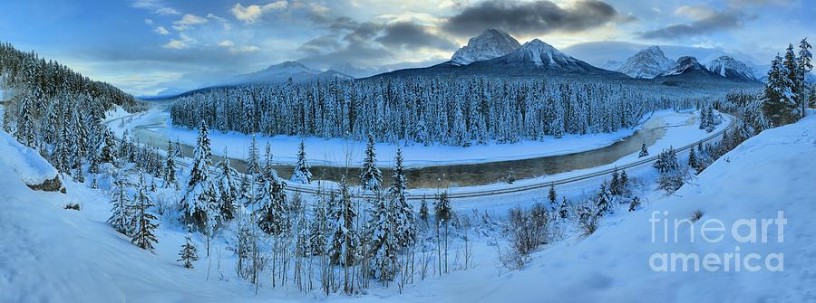 Bow Valley River Giant Panorama Photograph by Adam Jewell