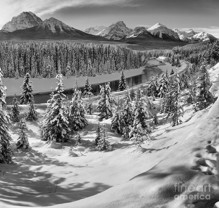 Morants Curve Black And White Photograph by Adam Jewell