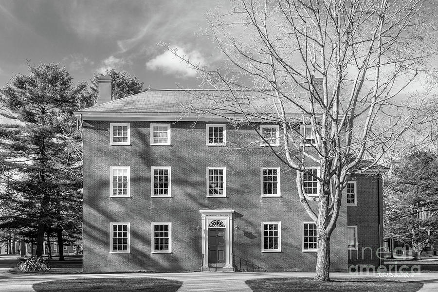Bowdoin College Massachusetts Hall Photograph by University Icons