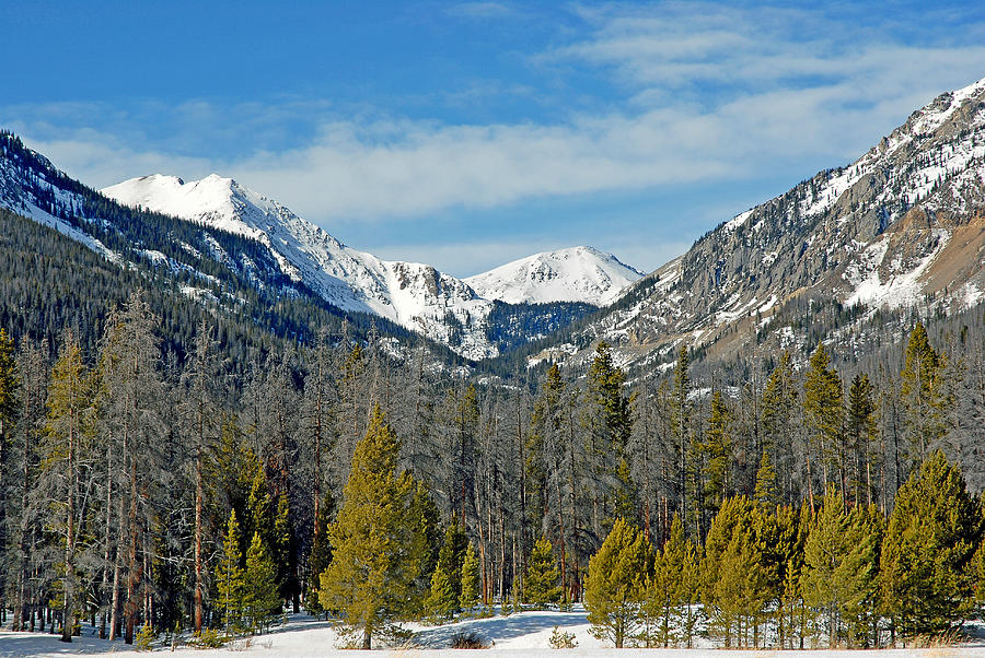 Bowen Mountain in Winter Photograph by Robert Meyers-Lussier