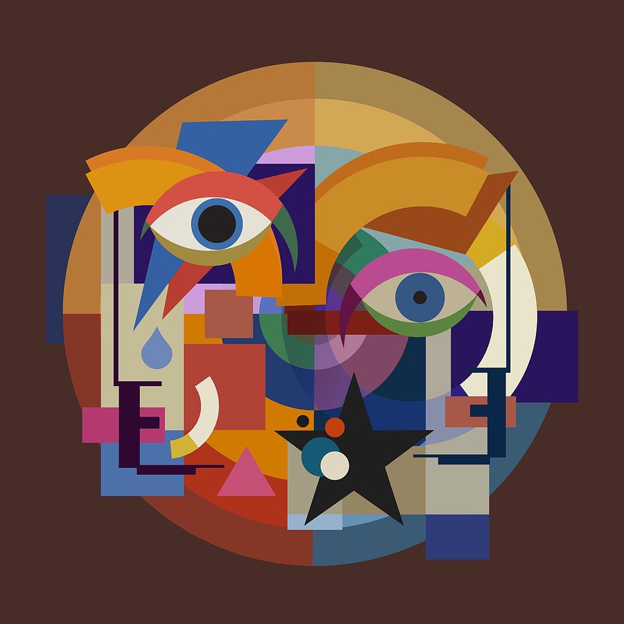 Bowie Bauhaus Digital Art by Big Fat Arts