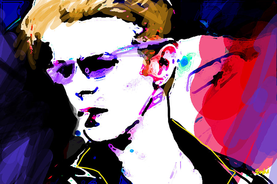 Bowie Graphic Style 1975 Drawing