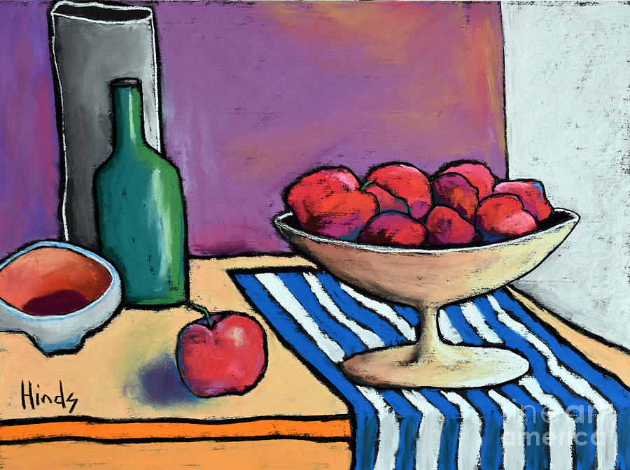 Bowl Of Apples Painting