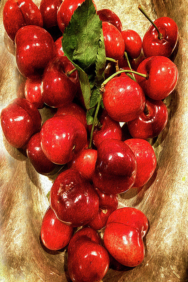 Bowl Of Cherries Photograph