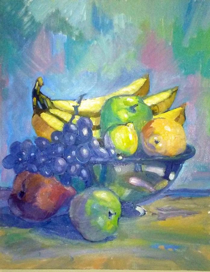 Bowl of Fresh Fruit Painting by Jonathan Carter - Fine Art America