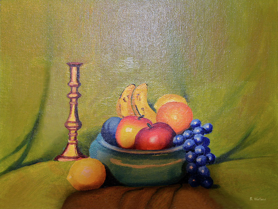 Bowl Of Fruit Painting by Brian Wallace