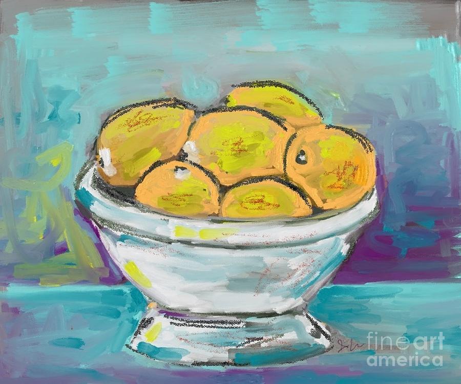 Bowl of Lemons by Jeanie Watson Bowl of Lemons by Jeanie Watson