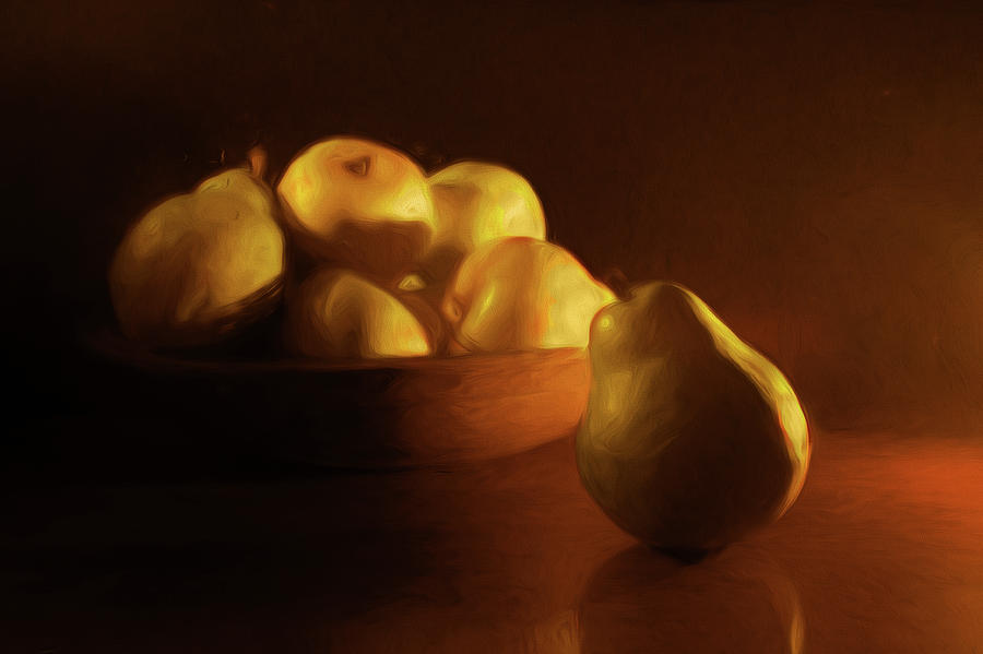 Bowl of Pears Photograph by Nikolyn McDonald