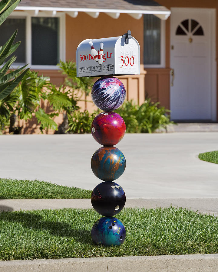 Unique Photograph - Bowlers mailbox by Kelley King
