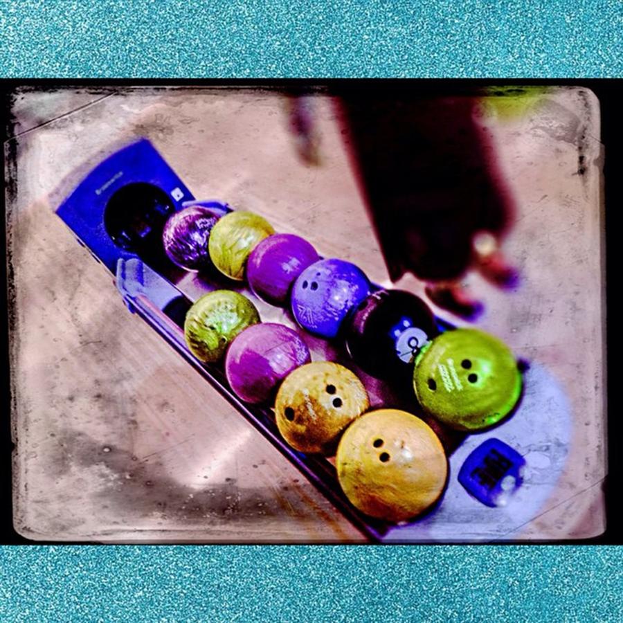 Abstract Photograph - #bowling #bowls #mallorca #colours by Sam Stratton