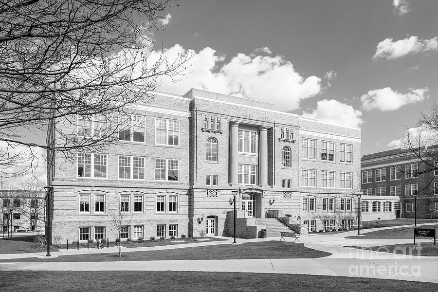 Bowling Green State University Moseley Hall Photograph by University Icons