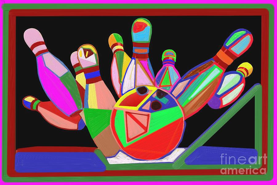 Bowling Sports Fans Decoration Acrylic Fineart By Navinjoshi At Fineartamerica.com  Down Load  Jpg F Painting