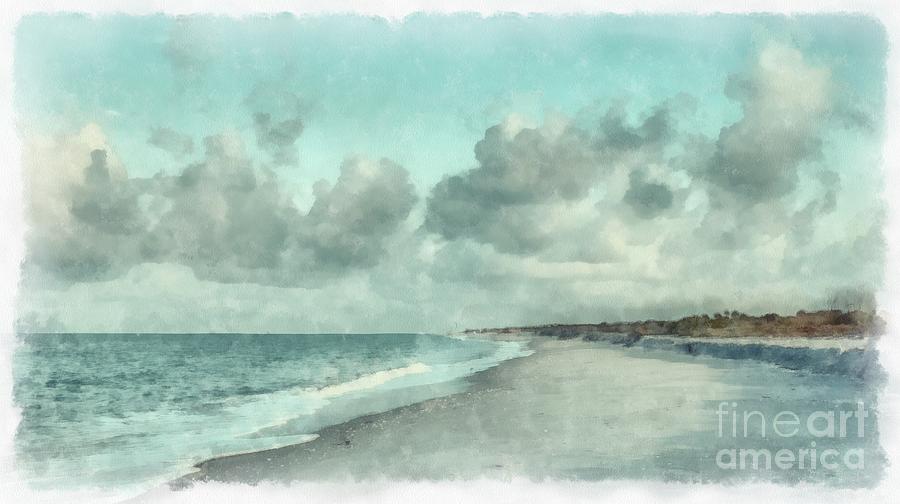 Beach Photograph - Bowman Beach Sanibel Island Florida by Edward Fielding