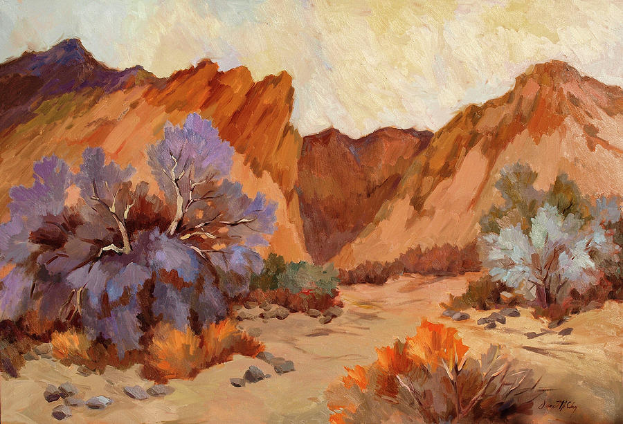 Mountain Painting - Box Canyon by Diane McClary