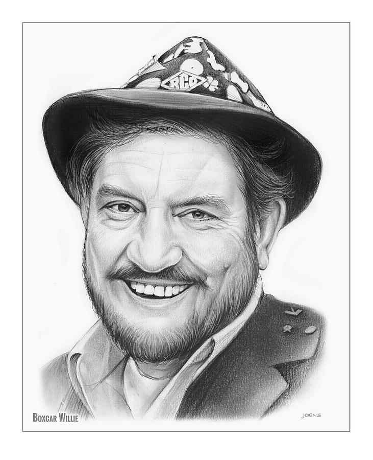 Boxcar Willie Drawing