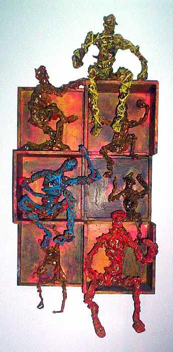 Boxed Up Mixed Media by Don Thibodeaux