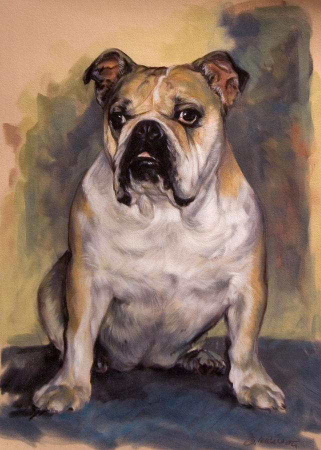 Boxer Painting By Gerard Mineo   Boxer Gerard Mineo 