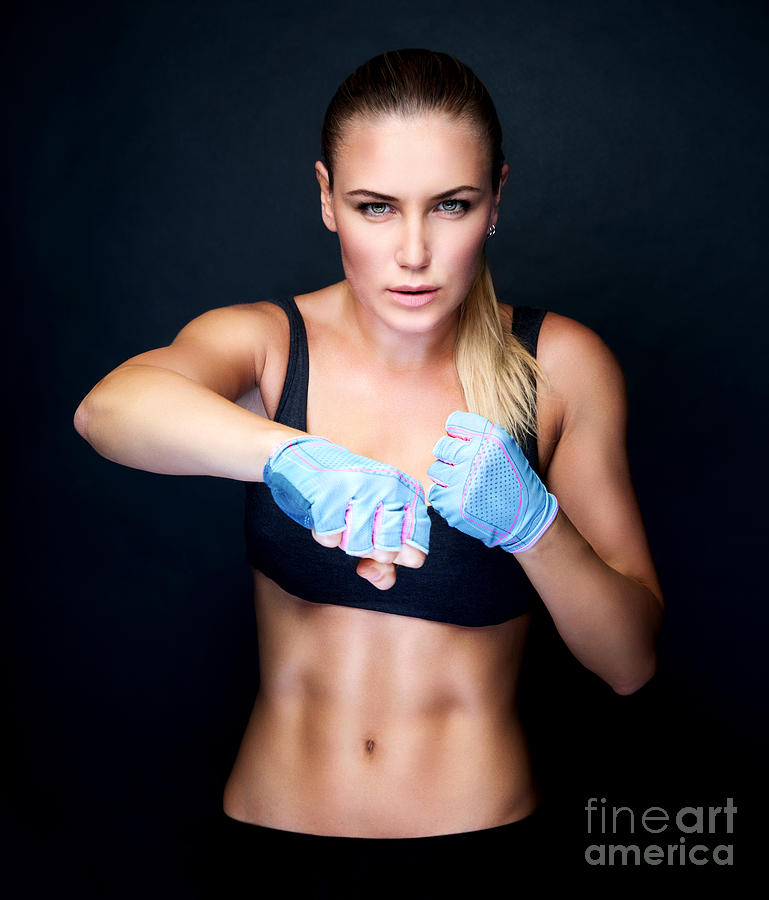 Boxer Girl Portrait Photograph By Anna Om Fine Art America 