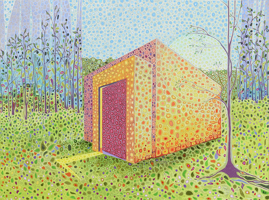 Boxhouse Painting by Karen Williams-Brusubardis