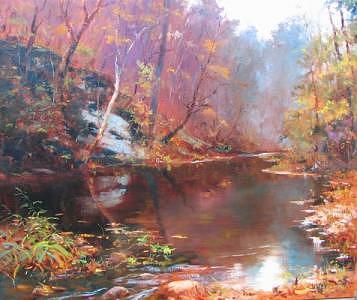 Boxley Creek Painting by Bill Garrison Boxley Creek Painting by Bill Garrison